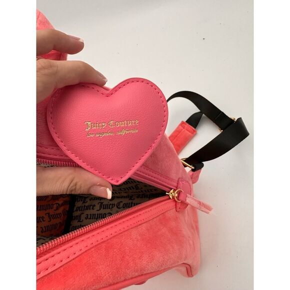Juicy Couture Women's OS Pink Lemonade Big Spender Backpack NWT - Picture 4 of 5